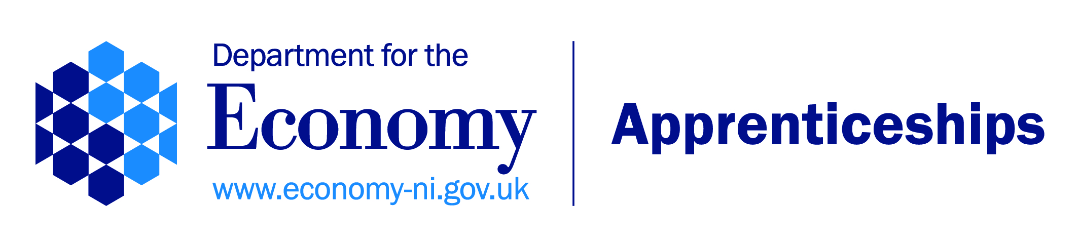 DfE logo and word apprenticeships